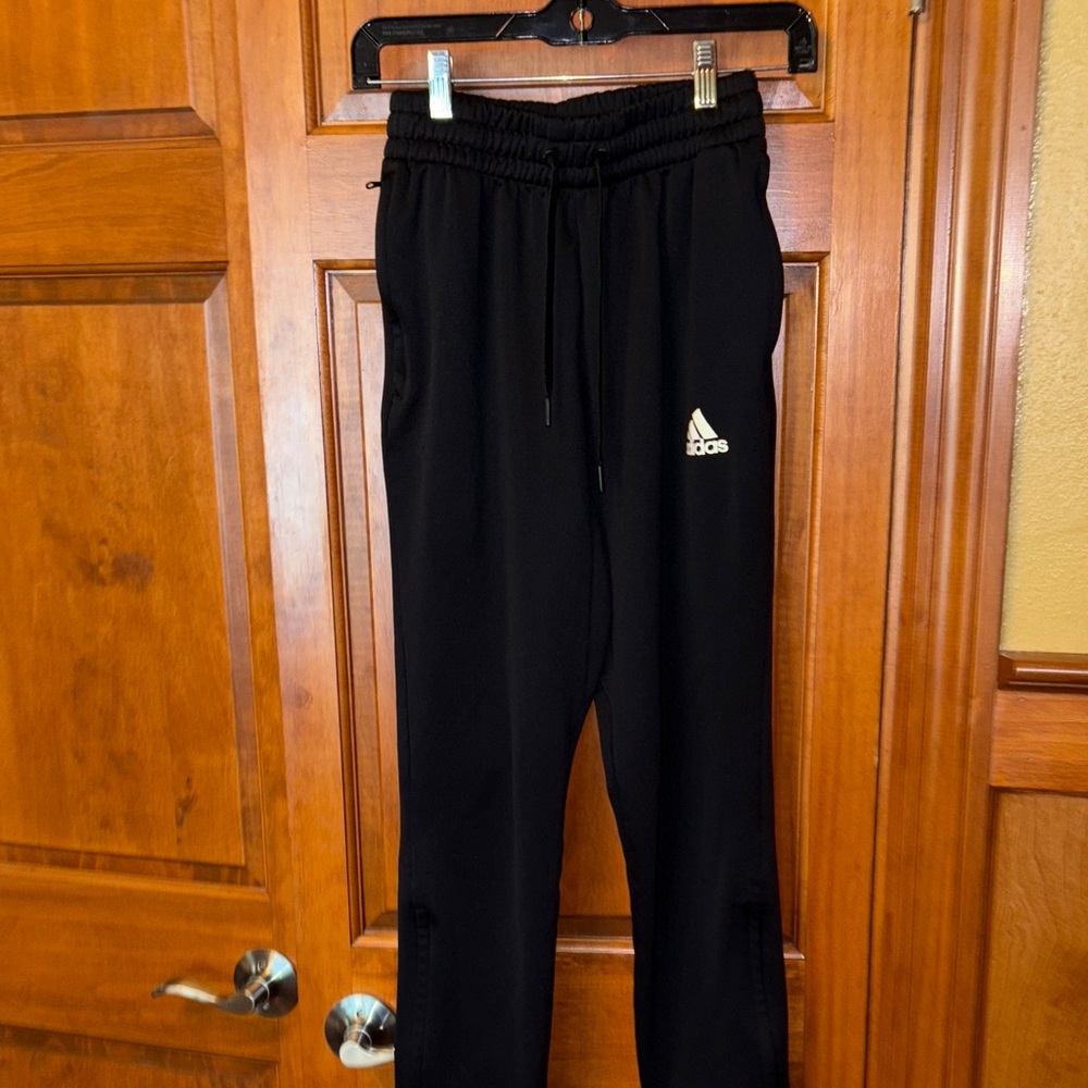 Adidas Black Track Pants with Logo